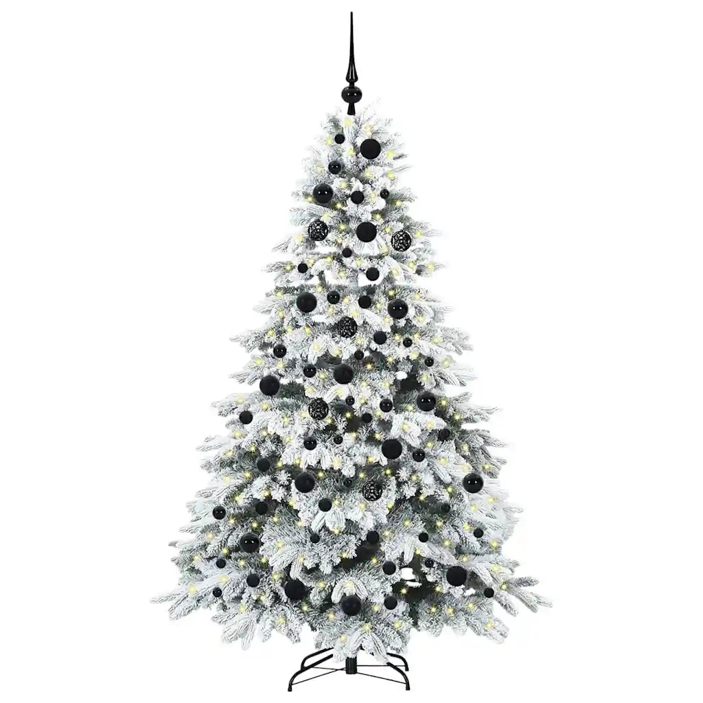 Albero di Natale artificiale con 300 LED Bianco 180 cm PE e PVC 3397615