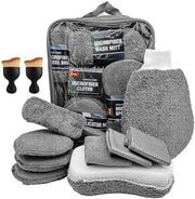 Set di pulizia completo per autoveicoli con 12 accessori - Kit di pulizia professionale