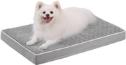 Cuscino per cani ortopedico per piccoli cani, dimensioni 58x43x7cm, asciugabile cuscino per cani, cuscino per cani rimovibile, colore grigio