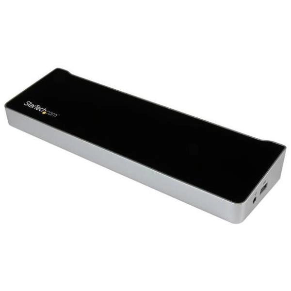 Startech.com docking station usb-c per triplo monitor uhd 4k, mac e windows, dock usb c a hdmi e displayport, hub a 5 porte usb 3.0 - pd 60w - DK30CH2DPPDU