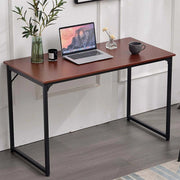 Scrivania Tavolo Porta PC Legno Metallo Casa Ufficio Design Industriale Teak