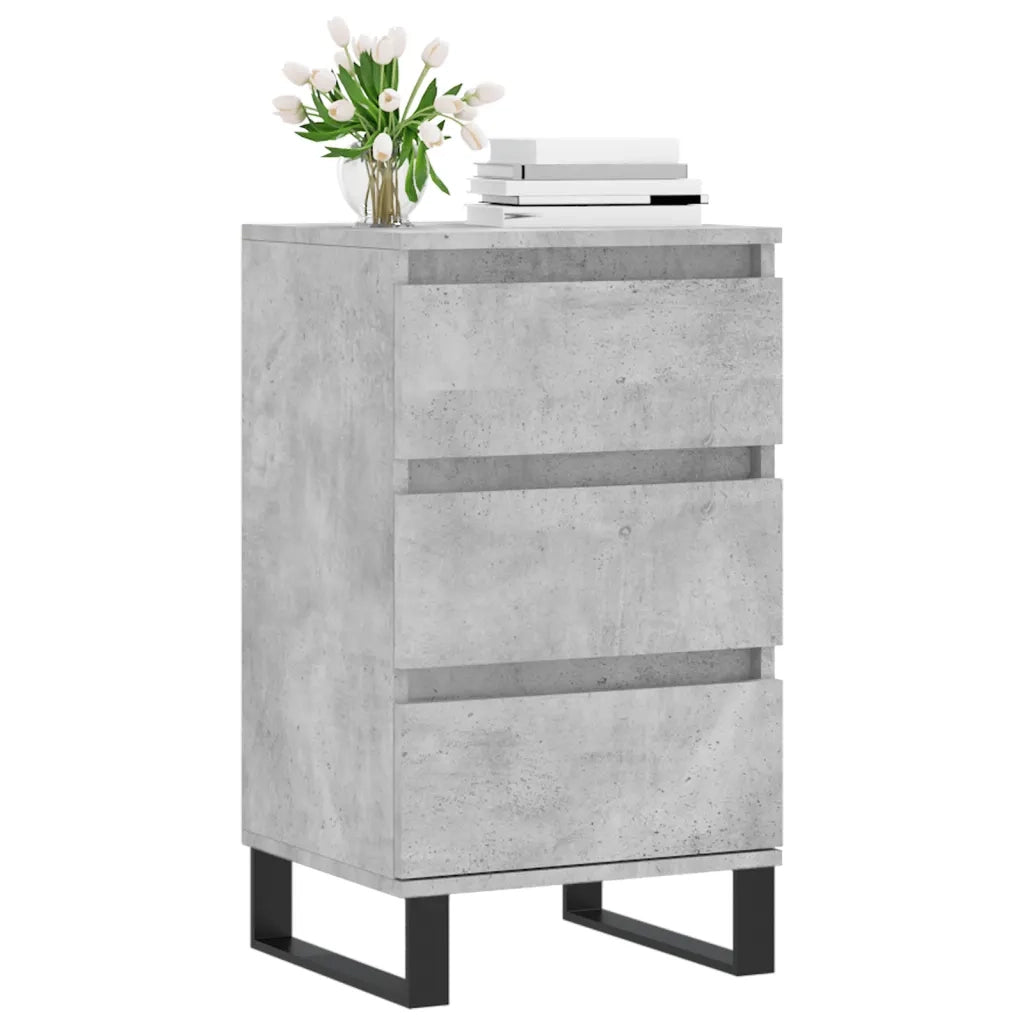 Credenza-Buffet-Armadio da cucina Grigio Cemento 40x35x70 cm in Legno Multistrato 926490