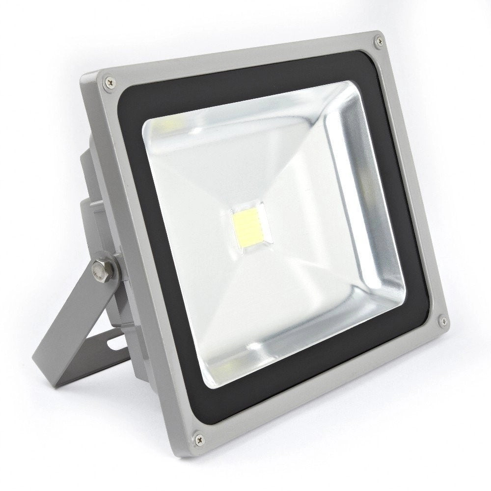 Trade Shop - Faro Prroiettore A Led Da 20w Ip65 Per Esterno Con Staffa A Luce Bianca Fredda -