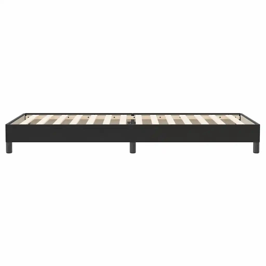 Letto a Molle senza Materasso Nero 100x220 cm in Velluto 3315863