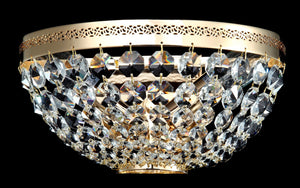 Lampada da parete Royal Classic in Metallo Ottilia Oro