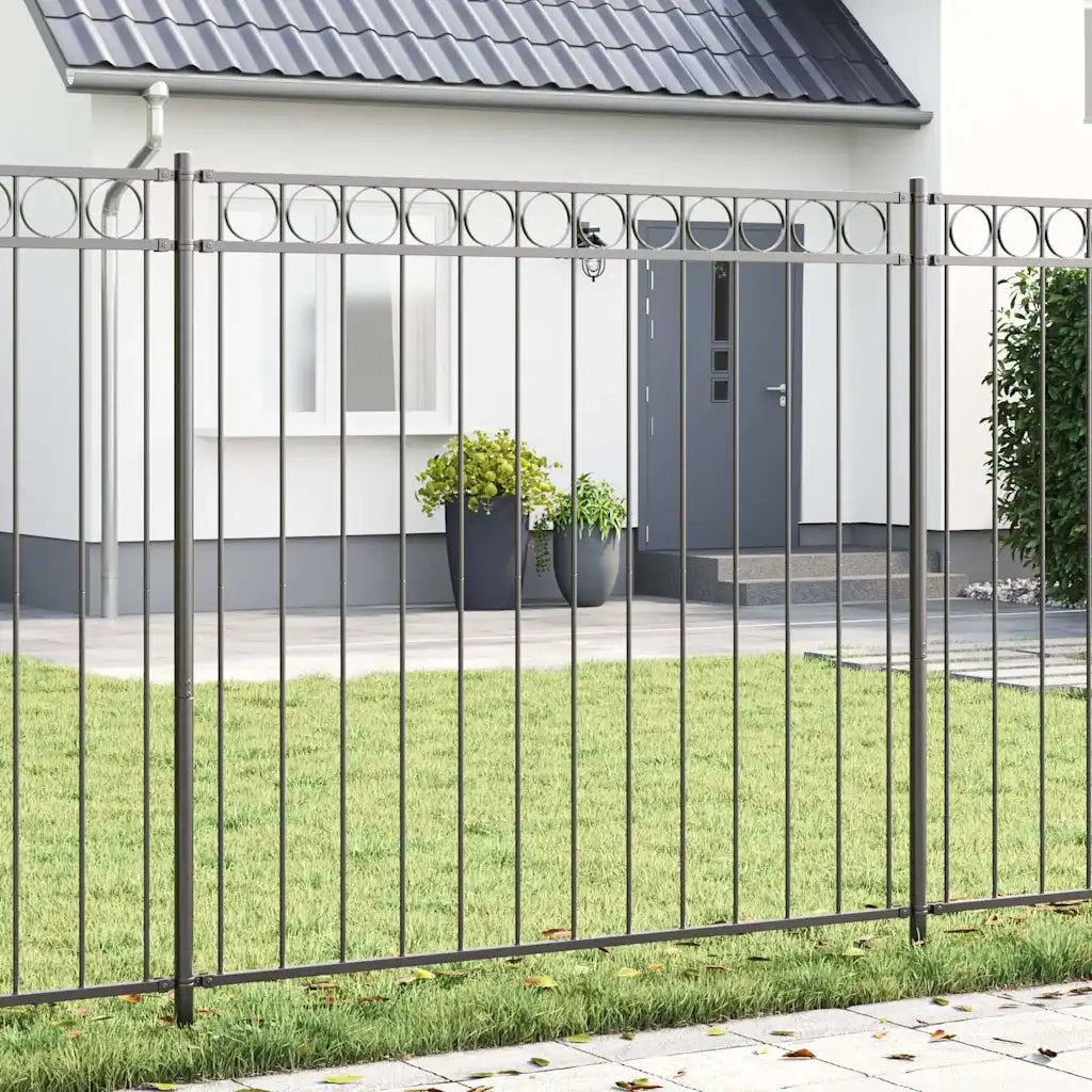 Elemento Recinzione Assen Grigio 170 x 170 cm Acciaio 42003910