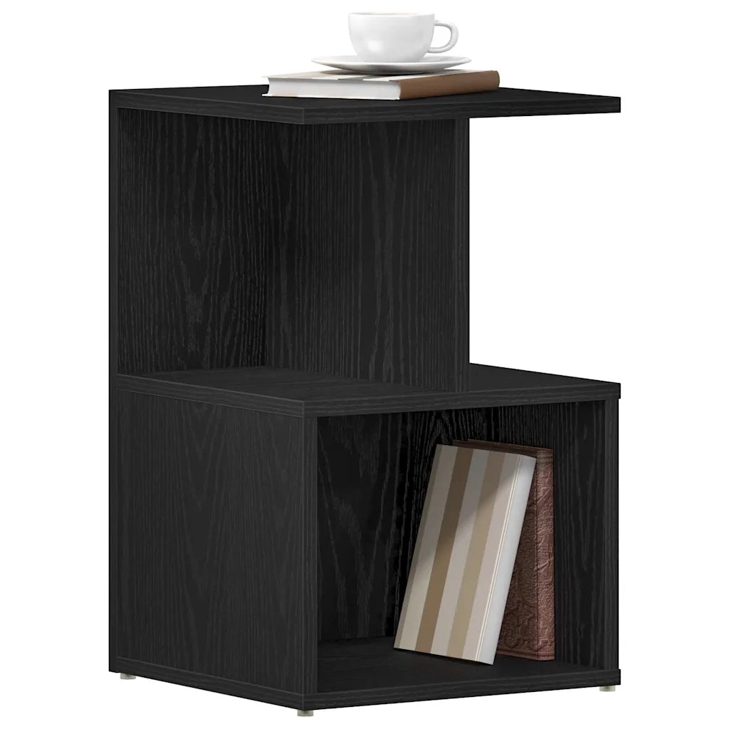 Armadio da Notte Rovere Nero 35 x 35 x 55 cm 862617