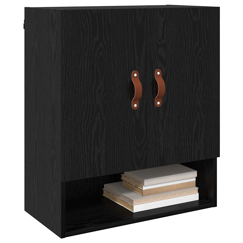 Armadietto a muro Rovere nero 60 x 31 x 70 cm Legno multistrato