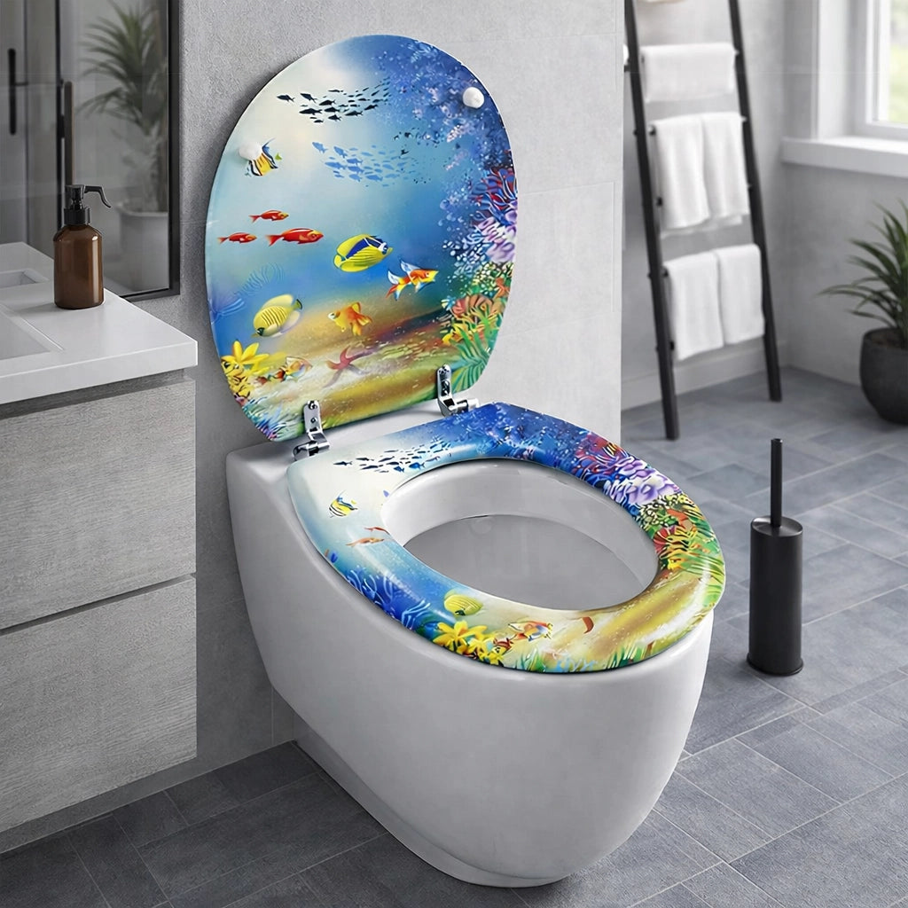 SEDILE COPRIWATER UNIVERSALE PER BAGNO COPRI WC WATER IN LEGNO Mod. 52978