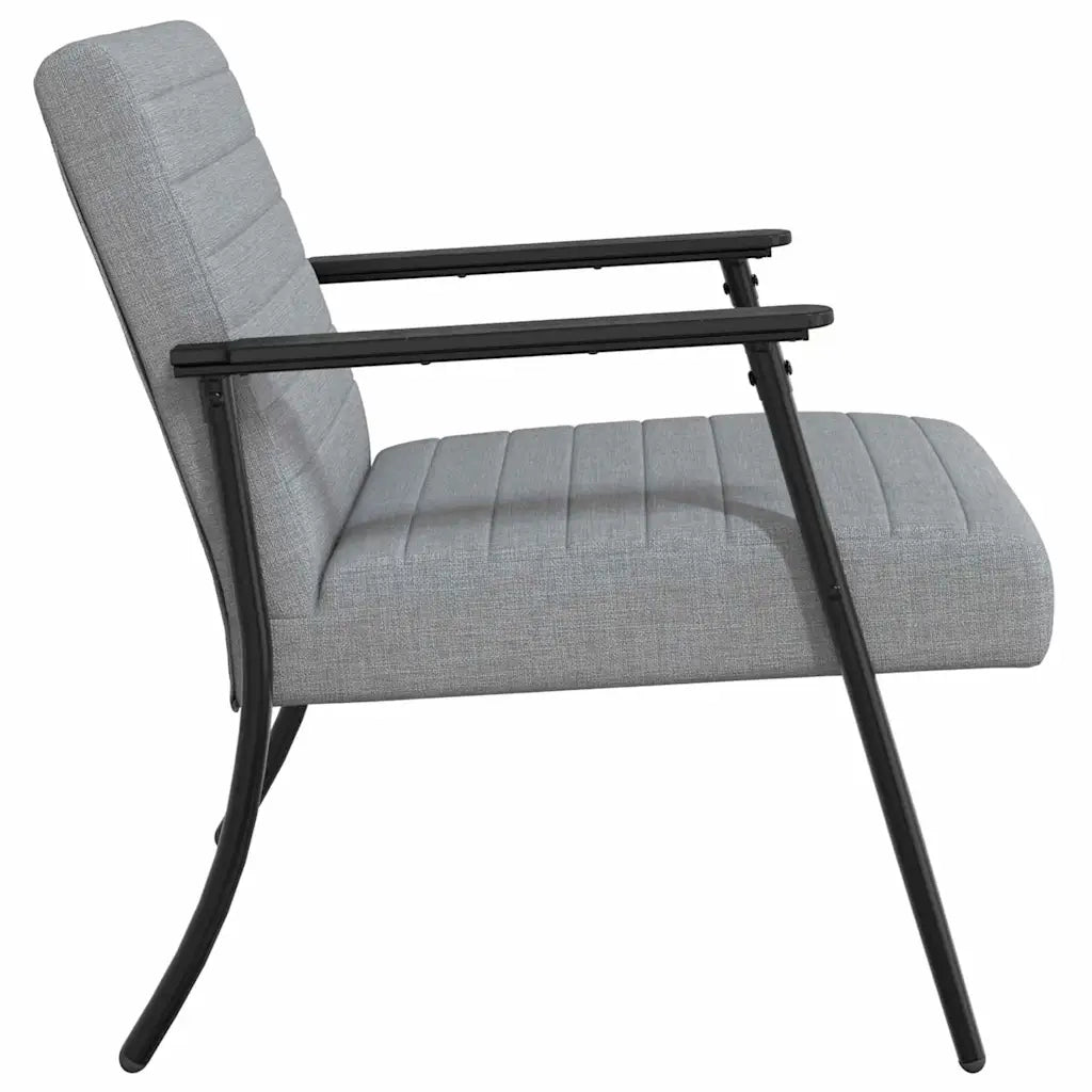 Poltrona-Divano Sedia Grigio chiaro 59 x 75 x 78 cm Tessuto