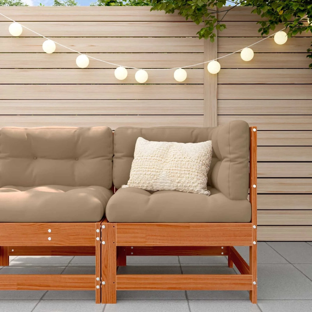 Divano Angolare da Giardino-Sofa da giardino Legno di pino massiccio 841176