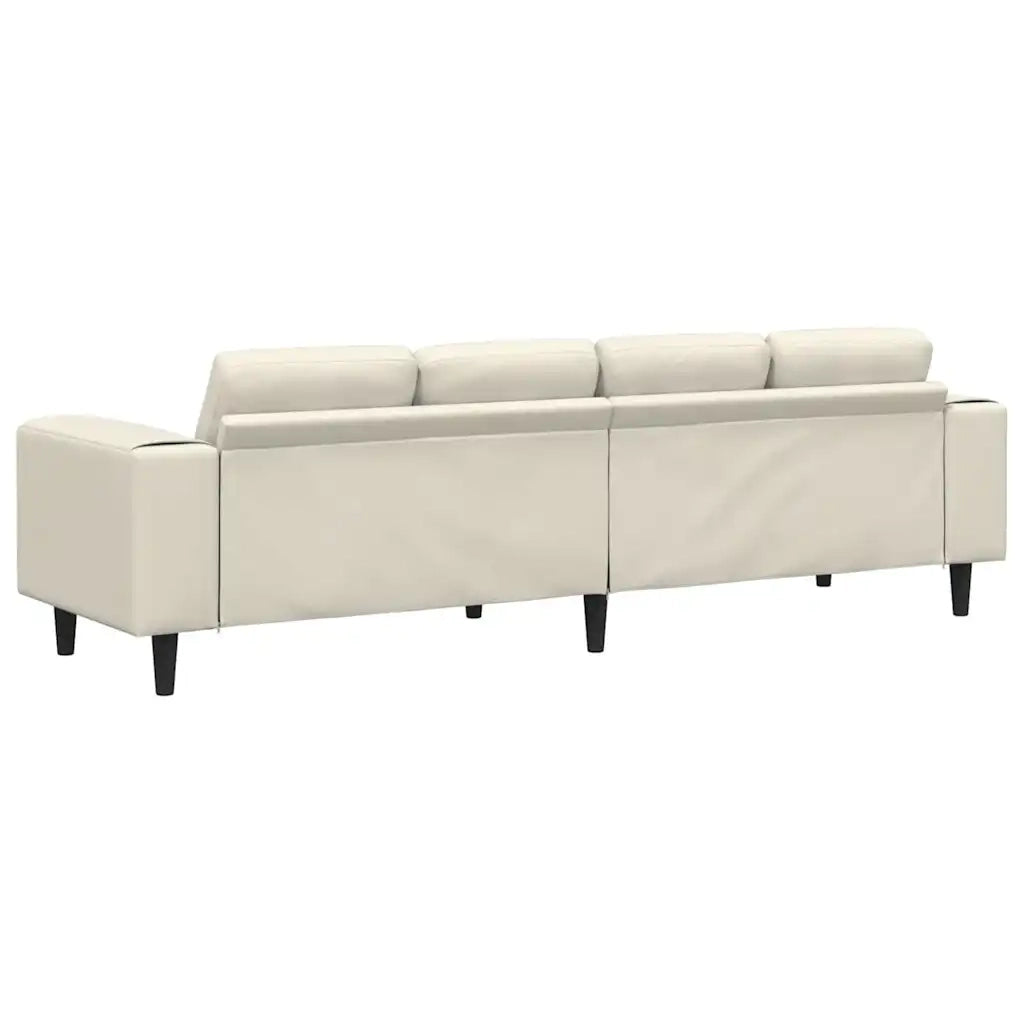 Set di divani Crema Velluto