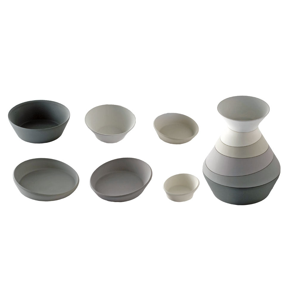 Set 6 Ciotole Contenitori Multiuso Impilabili Eme Totem