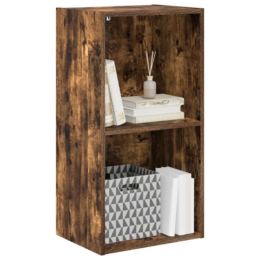 Libreria Rovere Fumo 40x30x77 cm in Legno Multistrato 857862