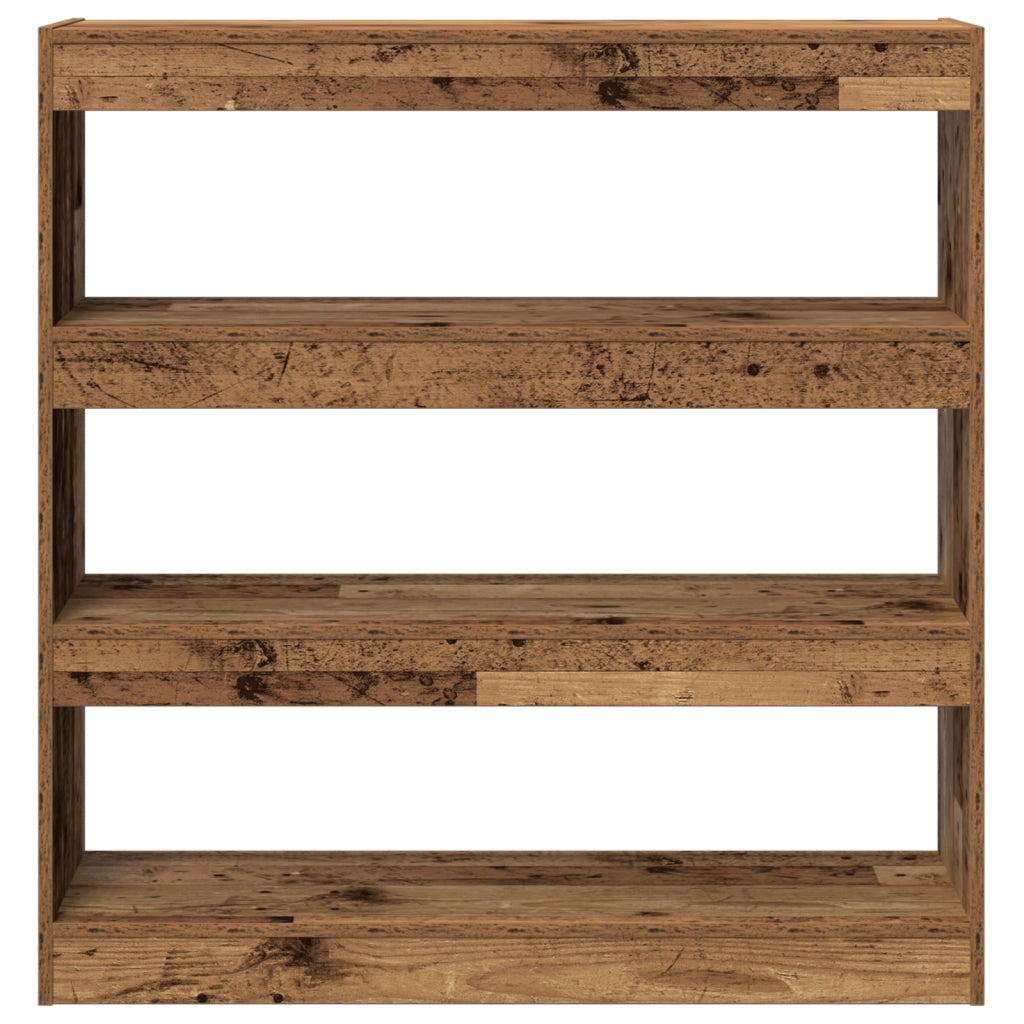 Mobile Libreria/Divisore - Legno rustico - 100x30x103cm - Legno ingegnerizzato