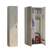 Valdaora, Armadio Multiuso Grande Modulabile, 121x182h cm Bianco