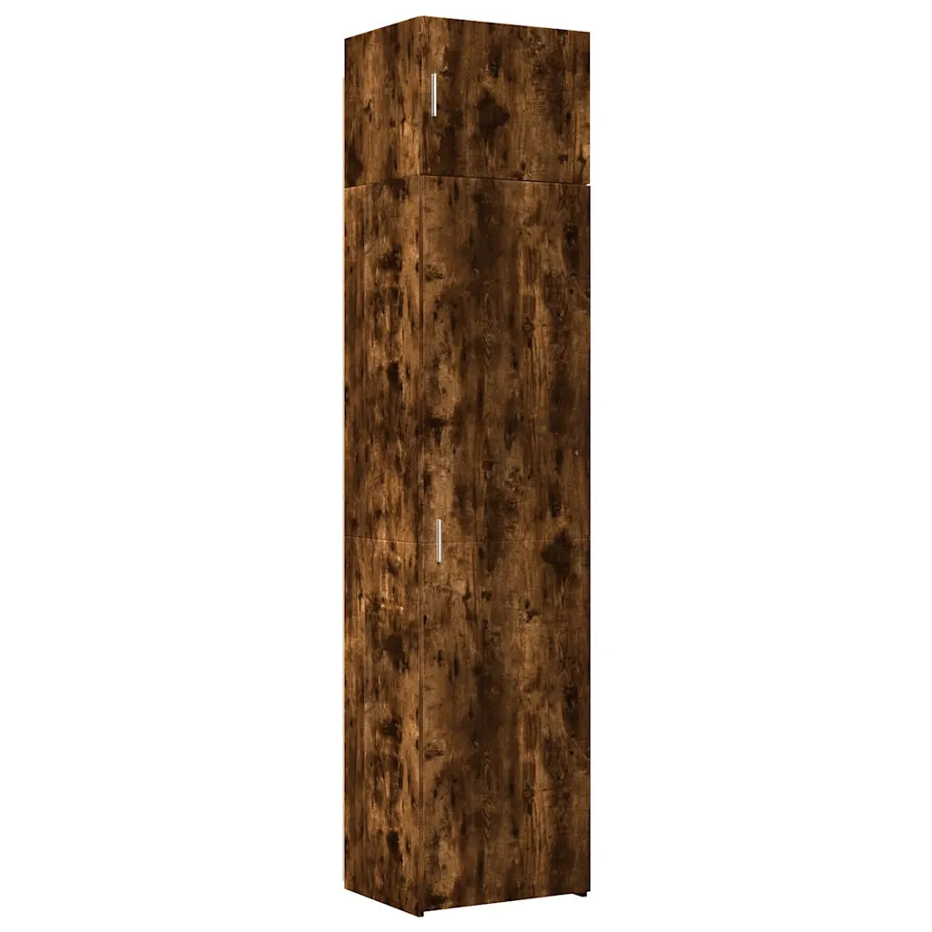 Mobile Sottile Rovere Fumo 50x42,5x225 cm in Truciolato 3281305