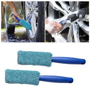 JNNJ 2-delige microvezel velgenborstel, velgenreiniger per alta qualità per velgen e velgen in alluminio, velgenborstel di alta qualità senza graffi per Moto, Truck, SUV (blu)