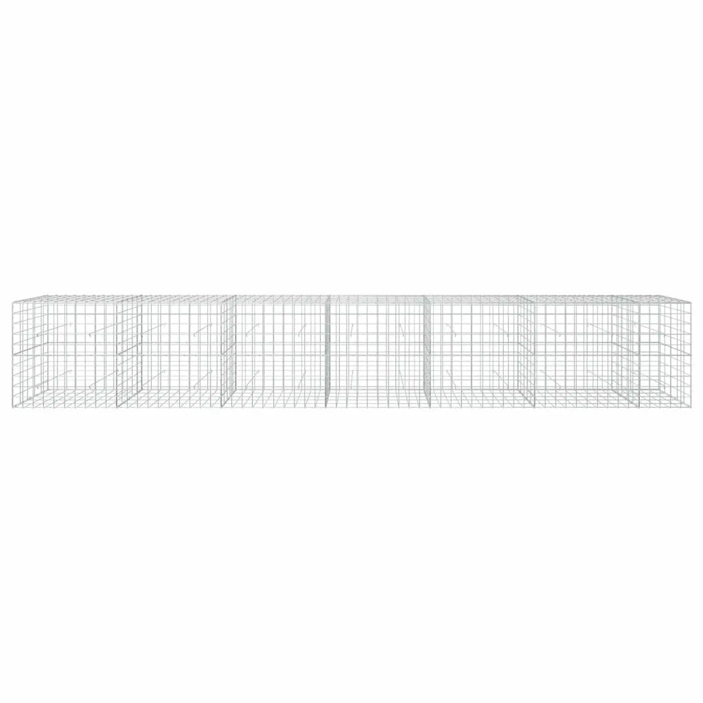 Gabione con Filo da 5 mm e Rete da 10x10 cm 650x50x100 cm 3465223