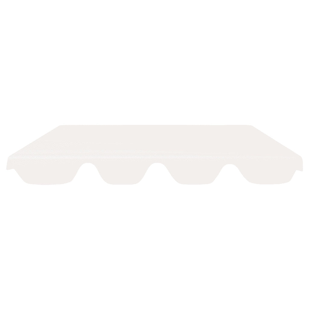 Baldacchino per Dondolo Giardino Bianco 188/168x145/110 cm CFW3533966