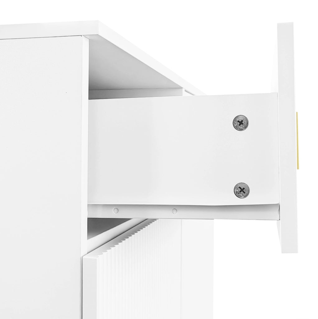 Set guardaroba bianco con scarpiera, appendiabiti e cuscino