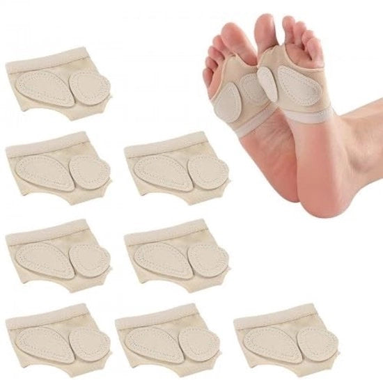 Scarpe da ballo antiscivolo - adattamento respirante - colorazione della pelle - cuscinetti per piedi - pantofole da danza - adatto per donne - M/L