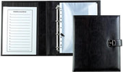Borsa di documenti premium con slot in pelle vera - Documentario e cartellino di certificazione per documenti, certificati e dossier in formato A4