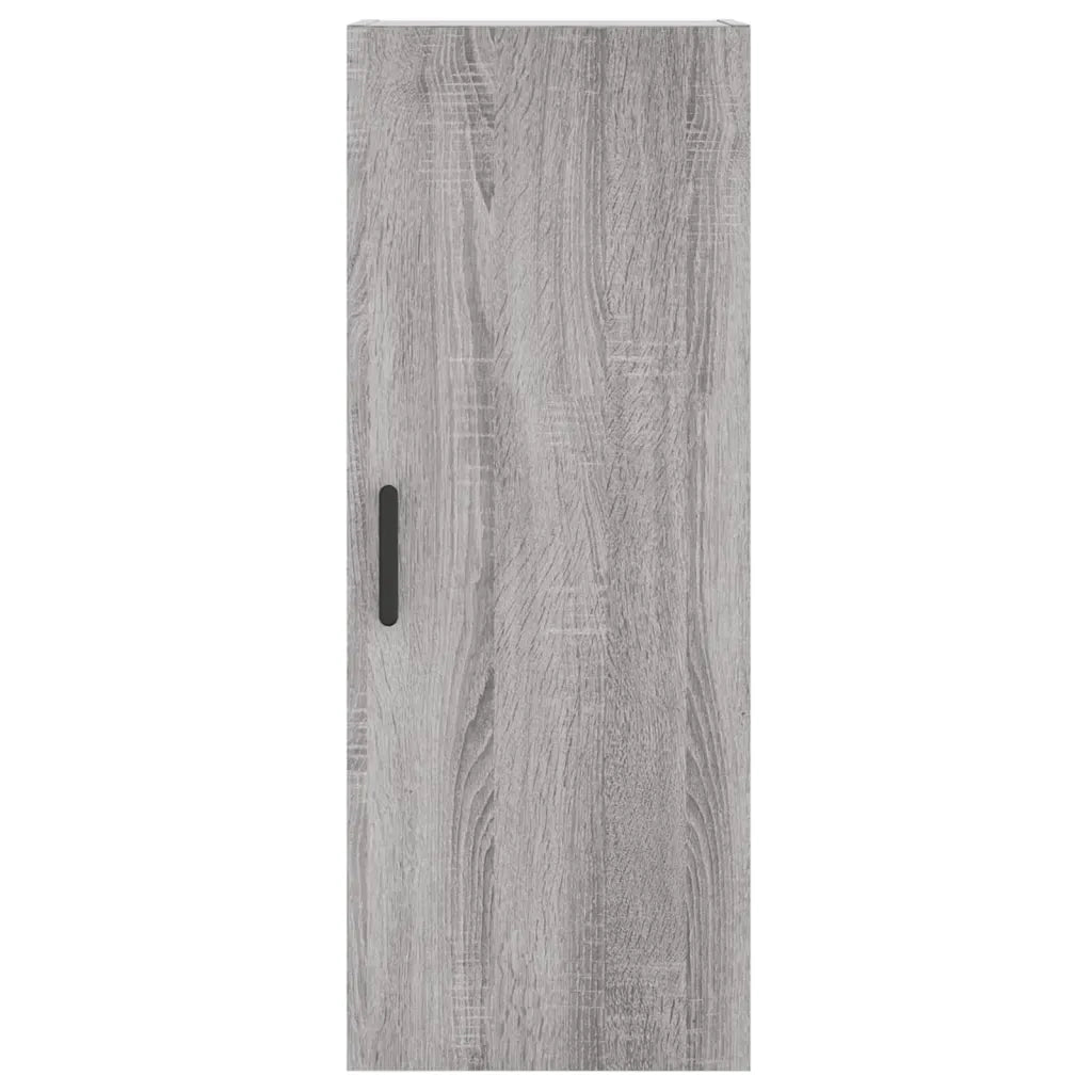 Credenza-Buffet-Armadio da cucina Grigio Sonoma 34,5x34x180 cm in Legno Multistrato 762290