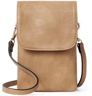 Borse da braccio per donne, borsa per cellulare, borsa in pelle PU per donne, portafoglio moda piano con cinturino regolabile, cappuccio