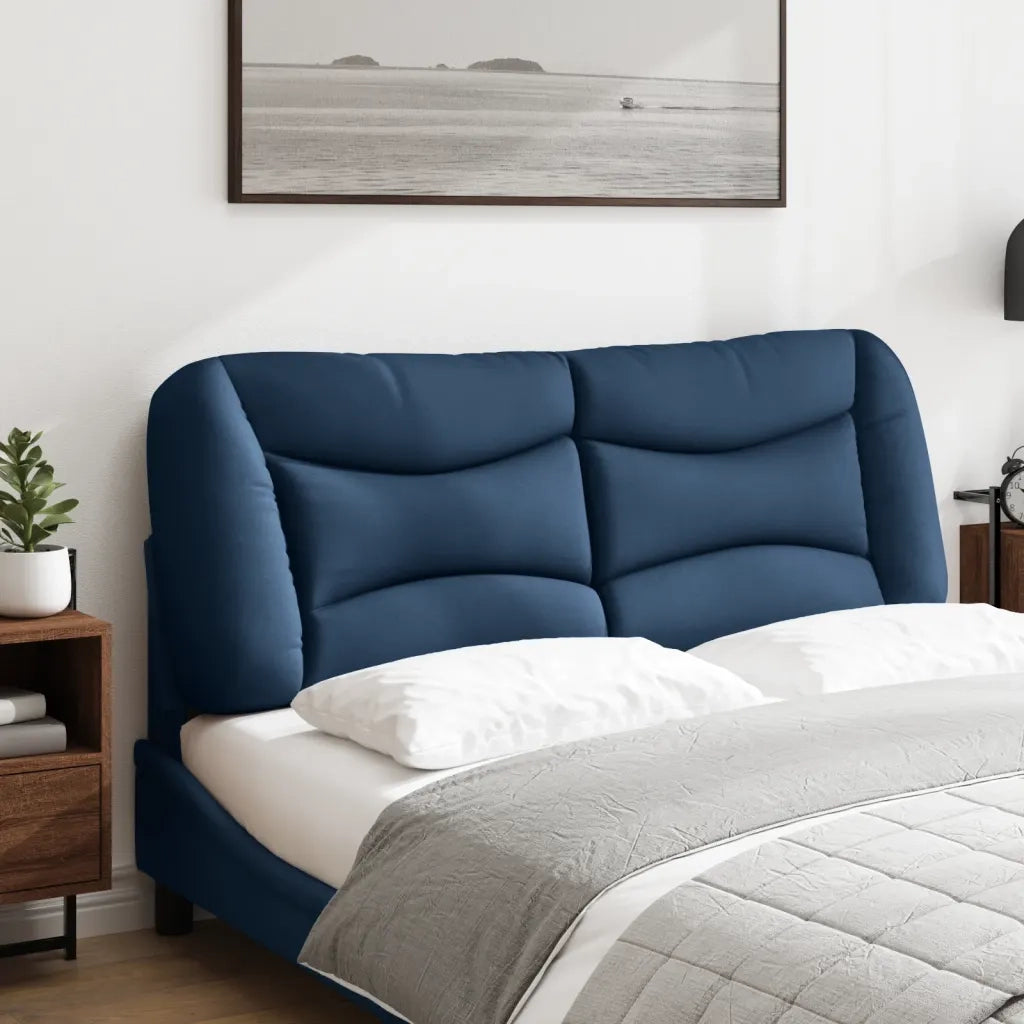 Cuscino Testiera Hvar Blu 140 cm in Tessuto CFW8844163