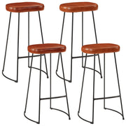 vidaXL Set Bar 5pz Legno Massello Mango Grezzo e Metallo