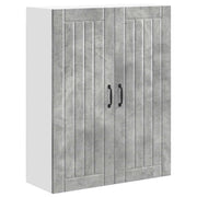 Pensile da cucina | Armadietto a muro LUCCA Grigio Cemento 80 x 31 x 100 cm