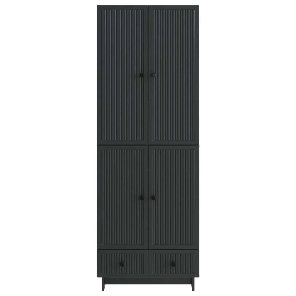 Set di armadi 2 pcs Nero 66 x 34,5 x 95 cm Legno ingegnerizzato 3416350