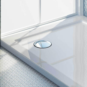 Piatto Doccia 70x90 cm in Acrilico Fosterberg Floret 2 Bianco Lucido