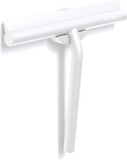 Trekker per doccia, accessori da bagno, design moderno in stile elegante (21 cm, bianco)