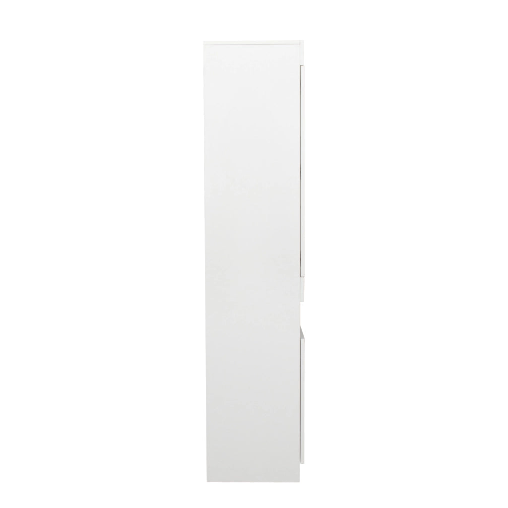 Vetrina con LED ¨C Xylo ¨C Bianco, Legno, Soggiorno