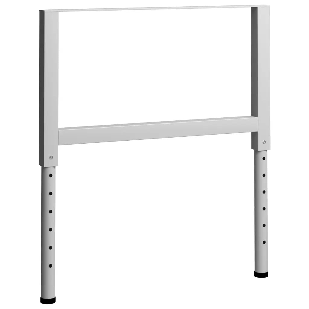 Telai per Banco da Lavoro 2 pz in Metallo 85x(69-95,5) cm Grigi cod mxl 76373