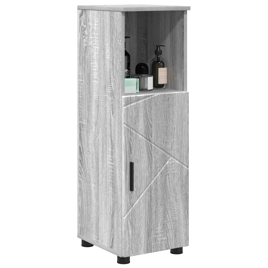 Mobile da Bagno con archiviazione Grigio Sonoma 30 x 35 x 95 cm 883320