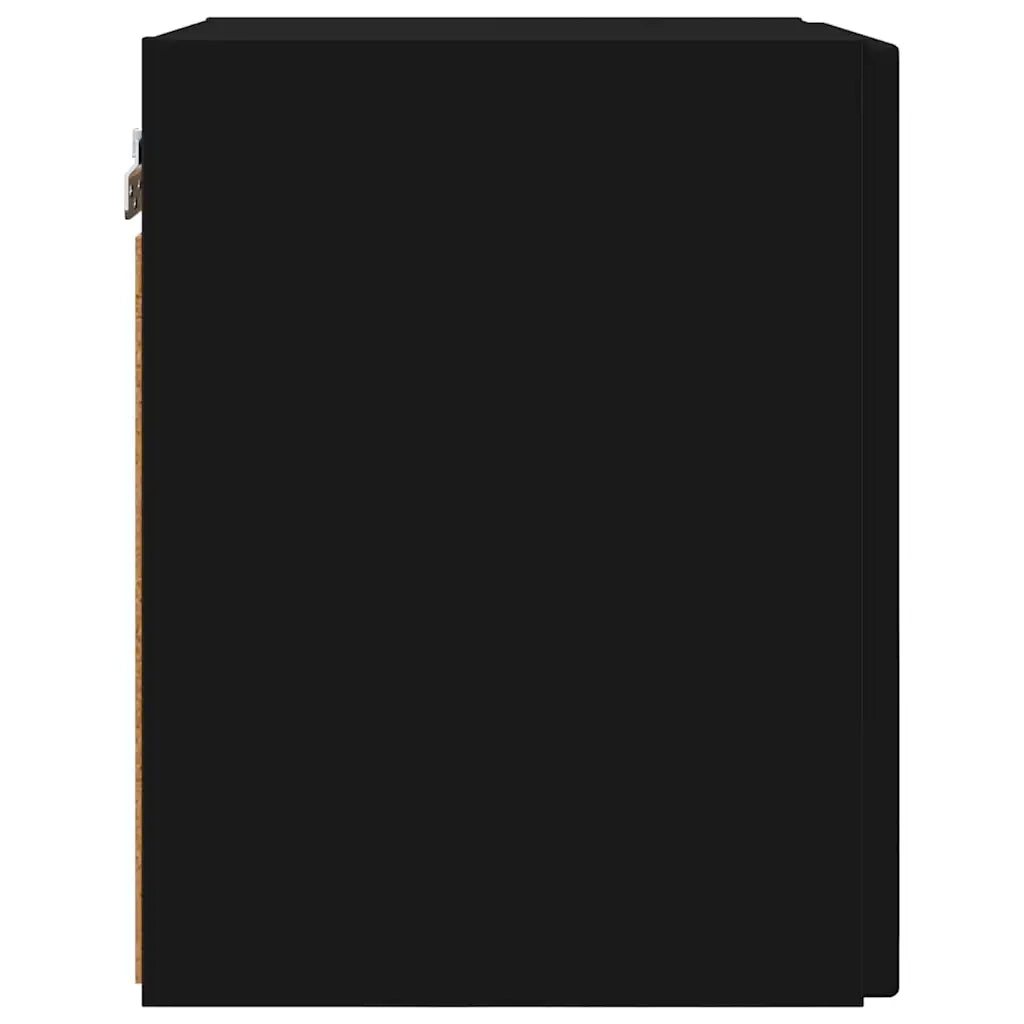 Mobile TV da parete 2 pz-Set di 2 Mobile TV a Muro-Credenza TV Nero 30 x 31 x 40 cm