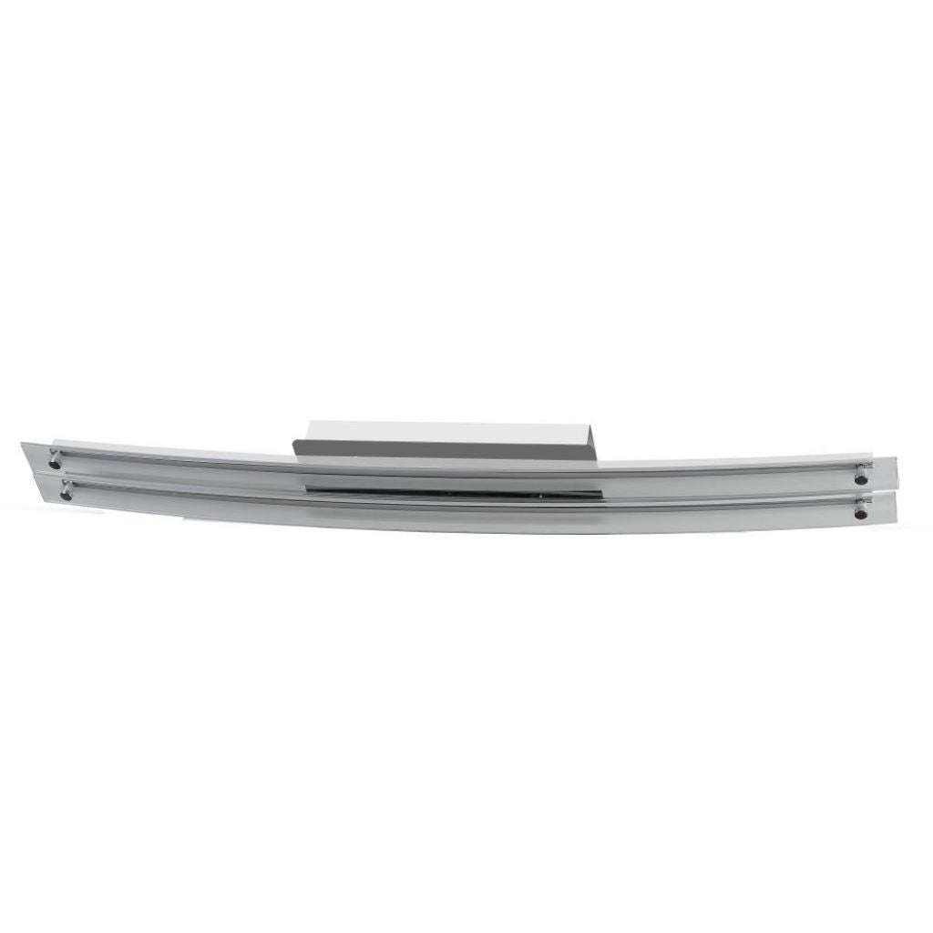 Designer 36W piega in vetro doppia superficie di calamatura cromata 4000K D985mm*2