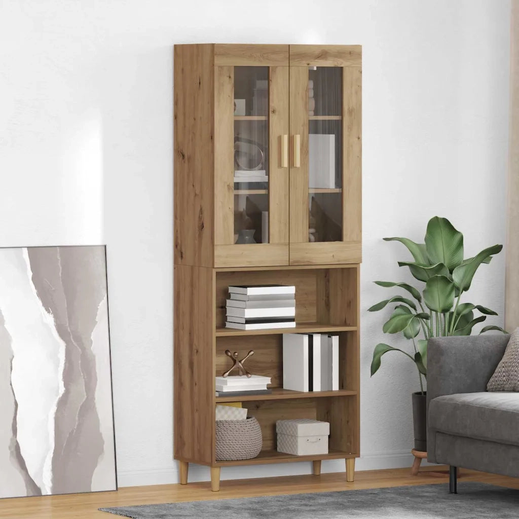 Credenza | Madia | Buffet da pranzo | Armadio da pranzo Rovere artigianale 69,5 x 34 x 180 cm
