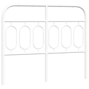 Testiera | Testata di Ricambio in Metallo Bianco 120 cm