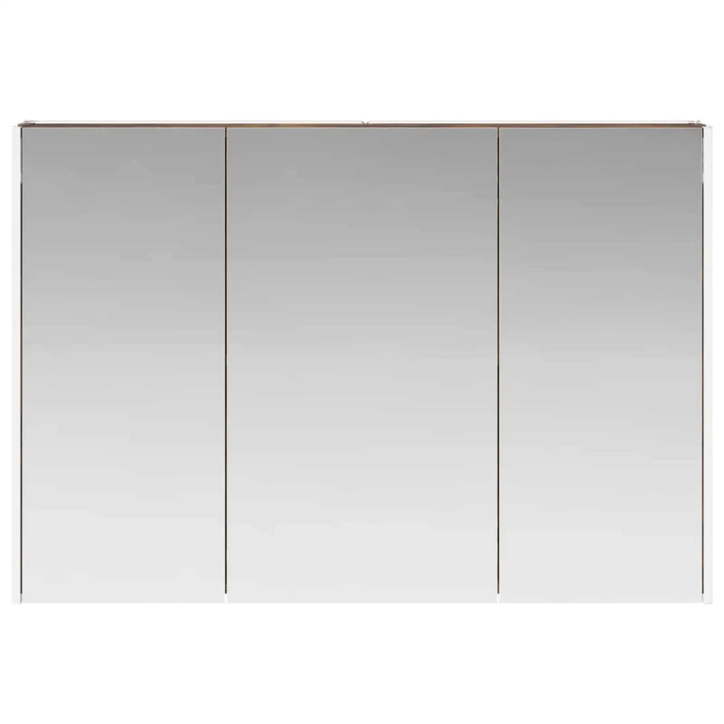 Mobiletto per specchio da bagno Rovere fumé
