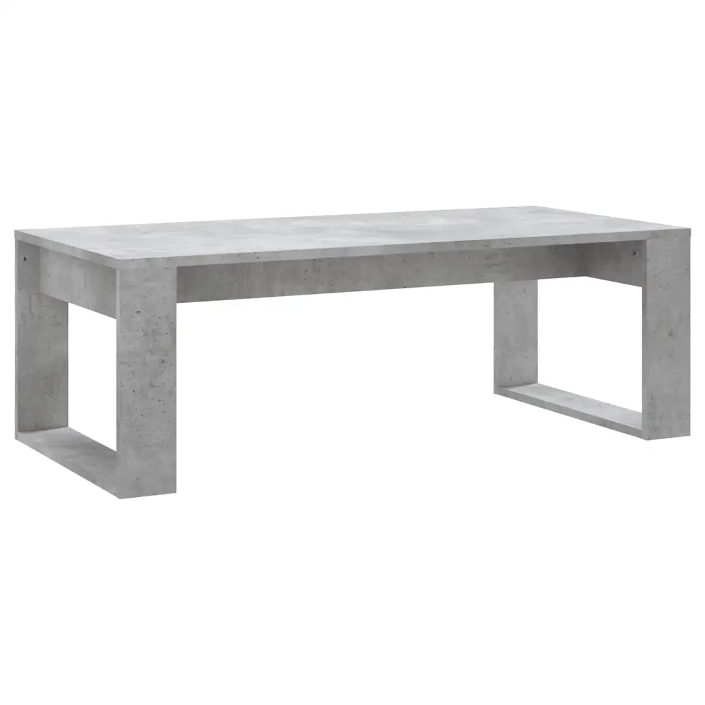 Tavolino salotto | Tavolino da caff¨¨ | Tavolino da Soggiorno Grigio Cemento 102x50x35 cm Legno Multistrato