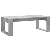 Tavolino salotto | Tavolino da caff¨¨ | Tavolino da Soggiorno Grigio Cemento 102x50x35 cm Legno Multistrato