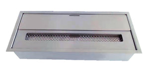 Bruciatore a Bioetanolo per Camini 45,7x18,7x9,5 cm 3,5L in Acciaio Inox