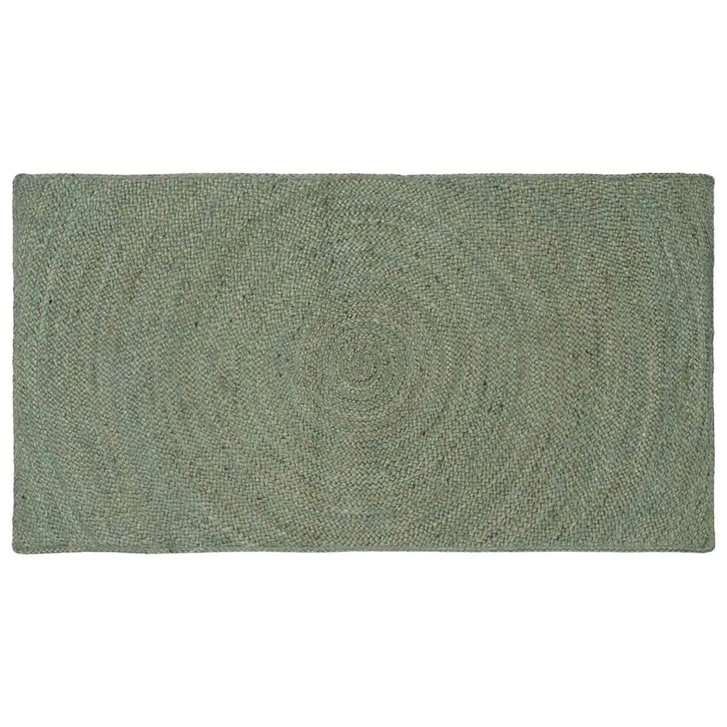 Tappeti per area Verde Oliva 60 x 110 cm Juta