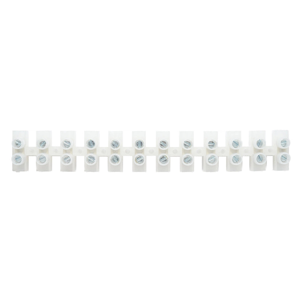 Morsettiera 30A 380V, 12 poli 16mm Leader