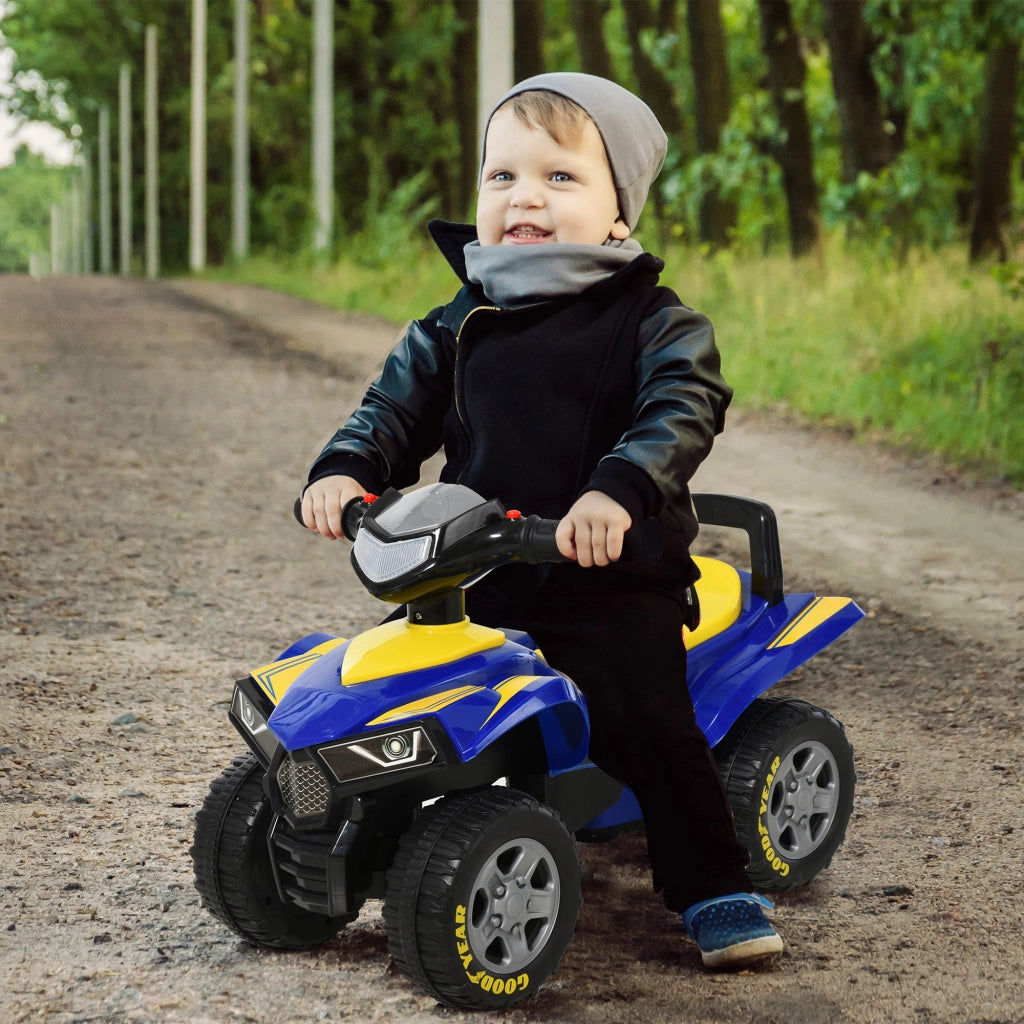 Quad Correpasillos per Bambini con Licenza GOODYEAR ¨C Zephmum ¨C Blu 60x31x42 cm