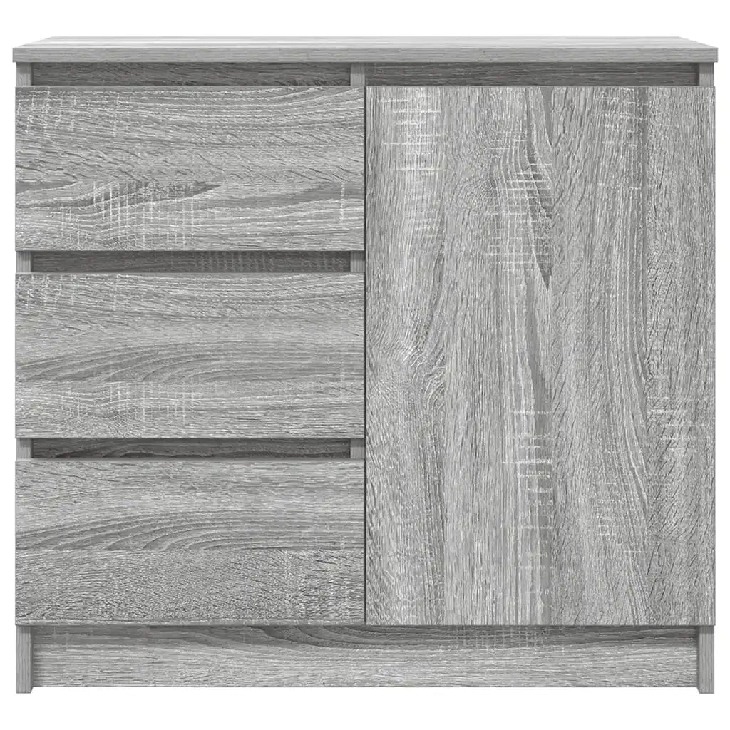 Credenza con Cassetto-Buffet-Armadio da cucina Grigio Sonoma 71x35x65 cm in Truciolato 990634